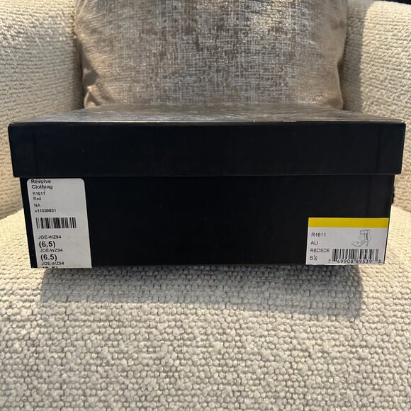 Joie ‘Ali’ Red Suede & Leather Heels — Size 6.5 - Picture 5 of 9